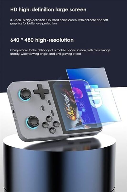 Remax D007 Handheld Game Console with Linux SystemDual 3D Joystick System 10000 Classic Games