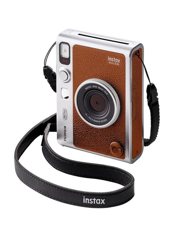 

Fujifilm Instax Mini Evo Instant Camera, 4.9 MP, Brown