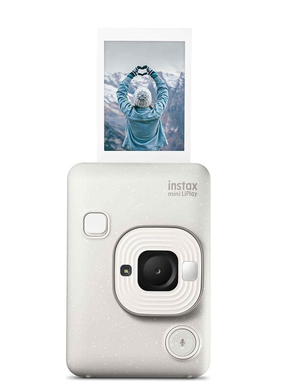 

Fujifilm Instax Mini Liplay Hybrid Instant Camera, Misty White