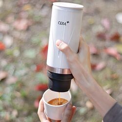 CERA Portable Electric Coffee MakerRechargeable Mini Battery Espresso Machine with Heating Function20