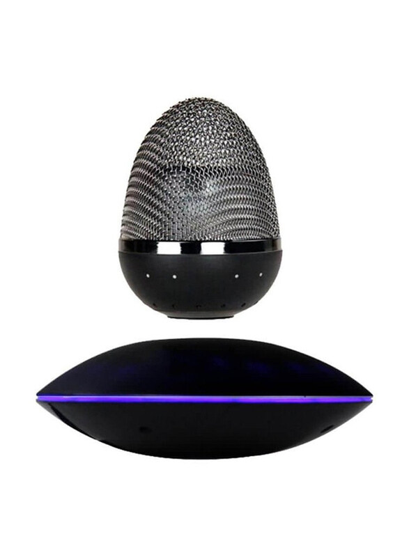 

Generic Wireless Music Player 3D Stereo Pairing Levitating Speaker, Black