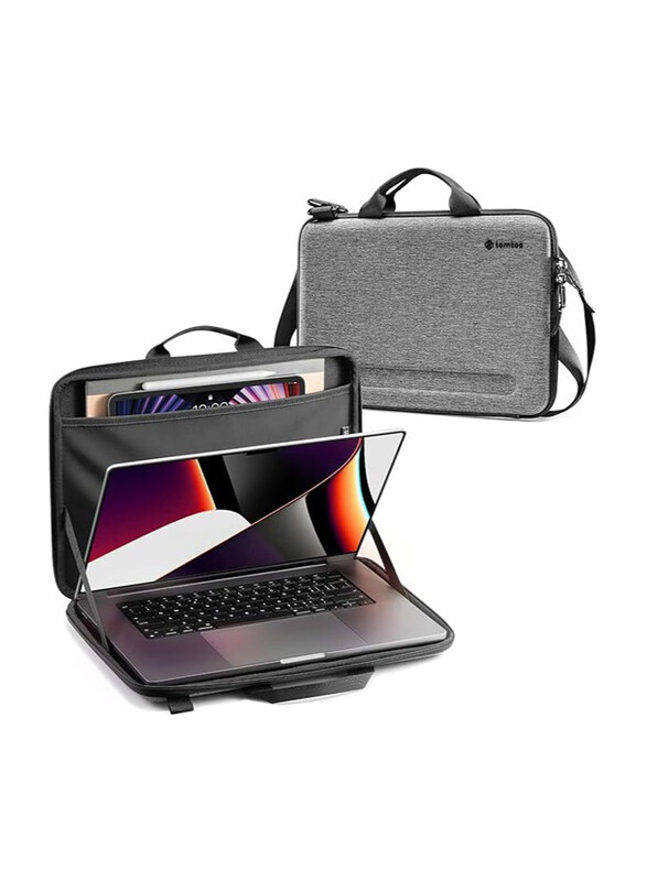 

Tomtoc Fancy Case-A25 Laptop Shoulder Sleeve Bag, A25-E01G, Grey