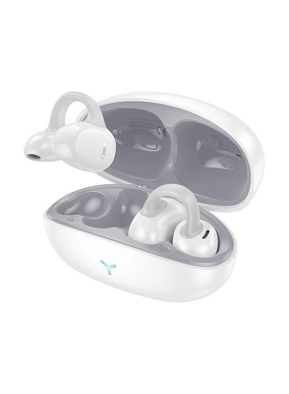 

Specton EW57 Auspicious Clip-on True Wireless/ Bluetooth In-Ear Earbuds, White