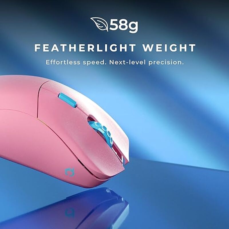 Glorious Model D Wireless PRO Flamingo  Pink   ForgeGLO MS PDW FLA FORGE
