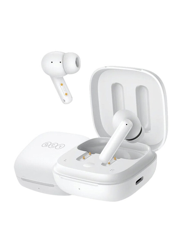 

QCY T13 ANC Wireless In-Ear Noise Cancelling Earbuds, White