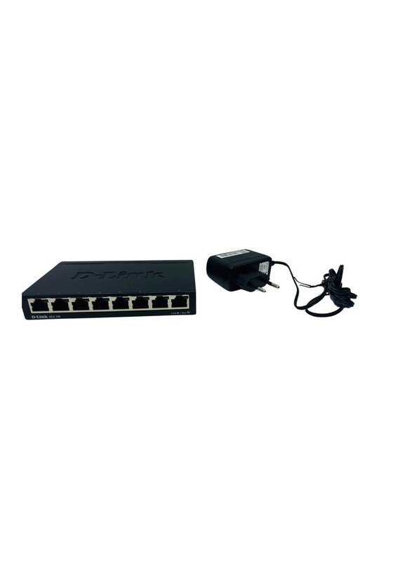 

D-Link 8-Port Gigabit Unmanaged Desktop Switch, DGS-108, Black