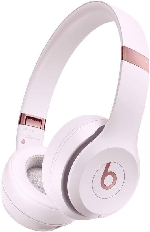 

Beats Solo 4 Wireless Bluetooth On Ear Headphones Apple Android Compatible Up to 50 hours of Battery Life Matt PINK