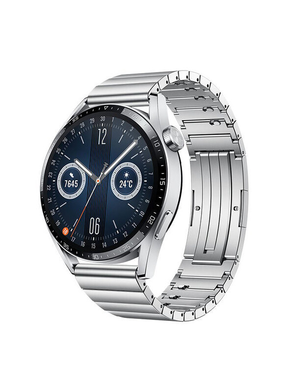 

Huawei GT 4 46mm Smartwatch with Heart Rate Monitor, Silver