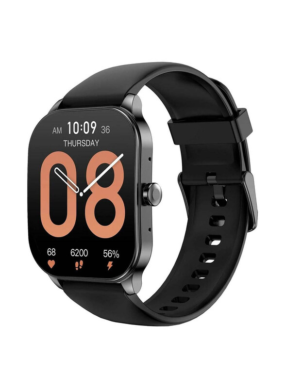

Amazfit Pop 3s Ultra-large 1.96-inch HD AMOLED Display, Fashionable Curved & Metallic Design With Bluetooth Phone Calls, Black