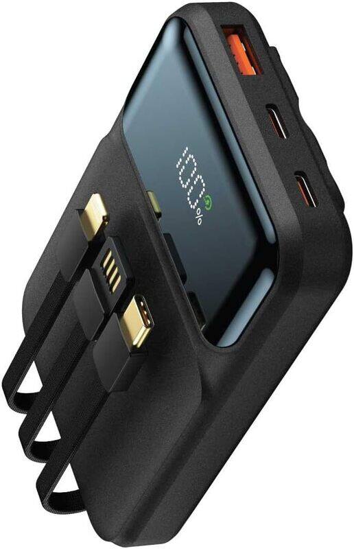 

Green Lion 3 in 1 Integrated Power Bank PD 20W with Type CLightning USBA Cable