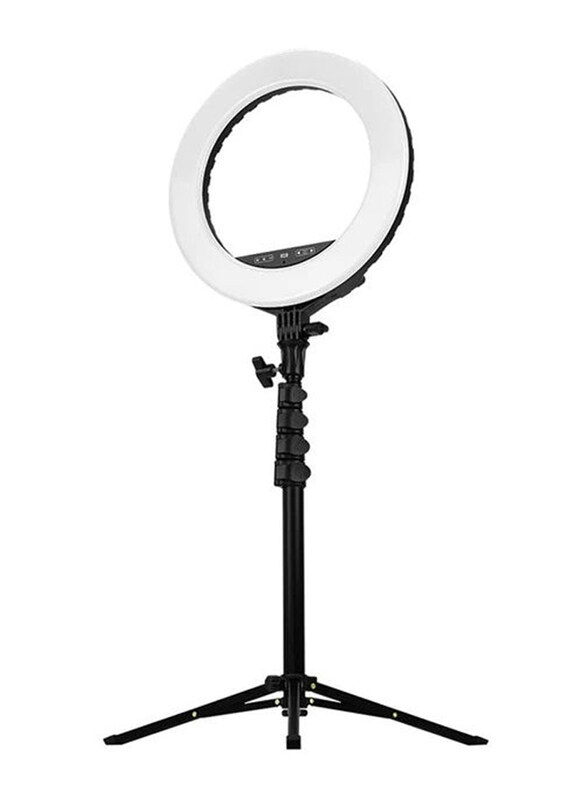 

Generic Streamplify Light 14 Ring Light 2 In 1 Tripod, Black