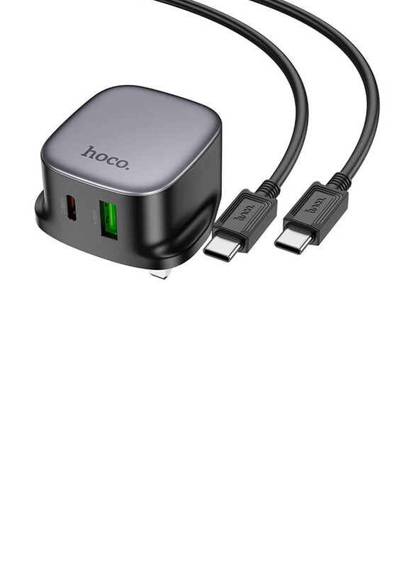 

Specton CS32B PD20W+QC3.0 Charger Set Dual Port C to C, Black