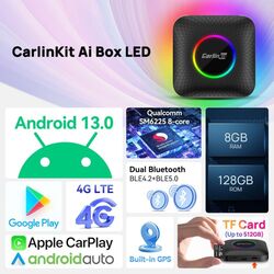 Carlinkit Android 13 Ai Box 4G LED Version 8 128GB