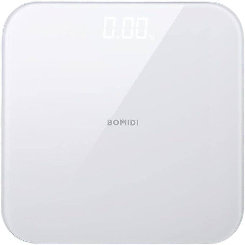 

Bomidi W1 Smart Body Weight Scaling LED Digital Scale With High Precision Sensor Weight Scaling Triple A Battery White