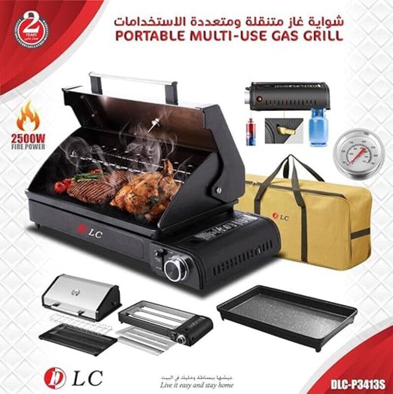 

Generic DLC P3413S Portable Multi Use Gas Grill 2500W