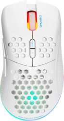 DELTACO GAMING WM80 Gaming Mouse Wireless Optical White 7 Buttons 4800 DPI Illuminated Rechargeable