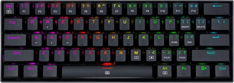 

Redragon Dragonborn Wired Mechanical Keyboard Blackbrown Sw K630RGB