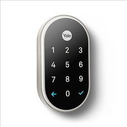 Nest X Yale Smart Lock With Nest Connect Satin Nickel