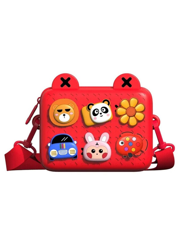 

Koool K10 Kids Tide Sachtel EVA Cute DIY Bag for Kids, Red