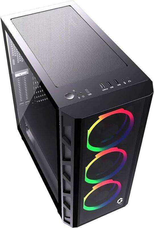 

GO-TRIDENTIIGAMEON TRIDENT II Mid Tower Gaming Case Fixed RGB