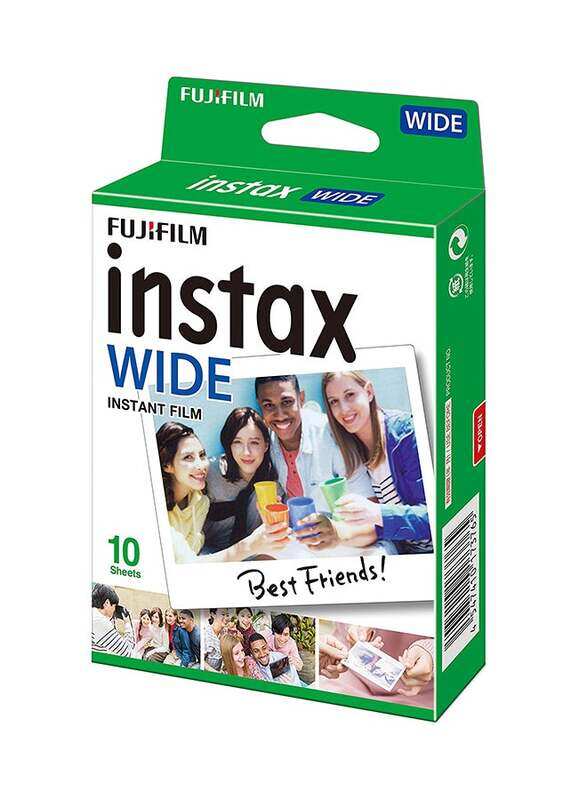 

Multiple Fujifilm Instax Instant Color Film Wide Picture Format, 10 Sheet, White