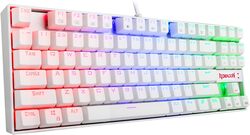 Redragon KUMARA، لوحة مفاتيح ميكانيكية سلكية، بيضاء اللون، RGB
كومارا K552W-RGB