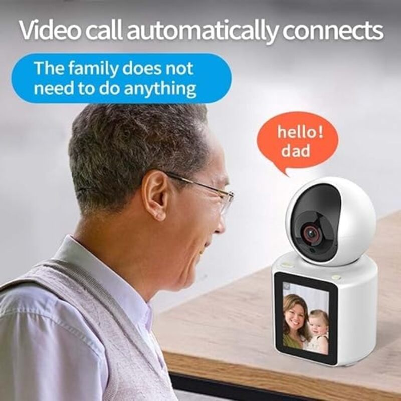 NEW 1080P Video Calling WIFI HD Camera One Click Video Call Camera Night Vision Motion Detection Home Surveillance FOR BEST GIFT