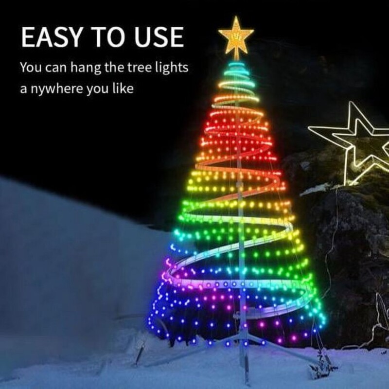 Christmas Tree Lights For Decoration with Remote Control 18M