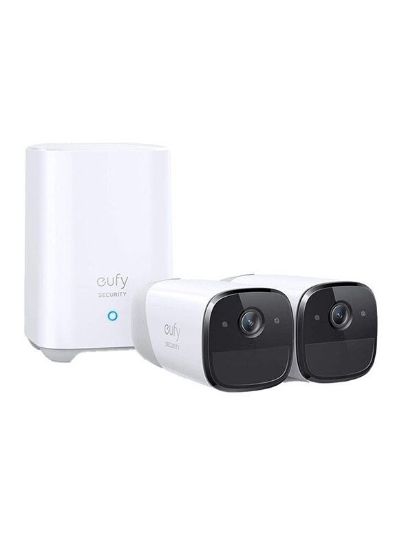 

Eufy Cam 2 Pro Wireless Home Security Camera System, White