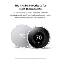Google Nest Power Connector  Nest Thermostat C Wire Adapter C Wire Adapter for Smart Thermostat  Nest Thermostat Accessories