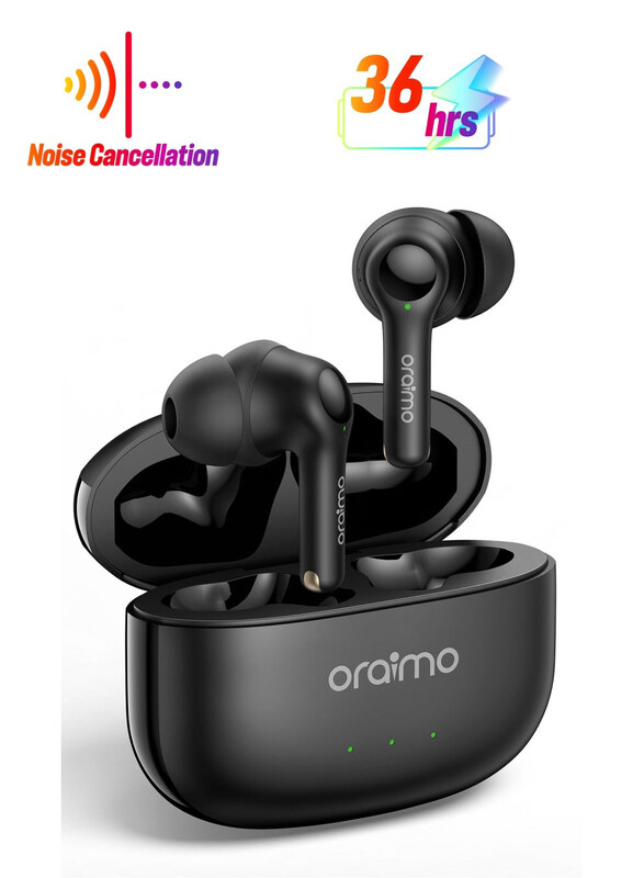 

Oraimo FreePods 3C True Wireless Ear buds Bluetooth Earphone with 4-Mic Call Noise Cancelling, 36H Playtime Bluetooth Headphones in-Ear Ear buds with