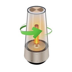 Living Candle Lamp Bluetooth Speaker Decorative Flame Style LED Light