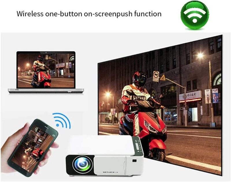 Borrego T5 HD LED Smart Projector