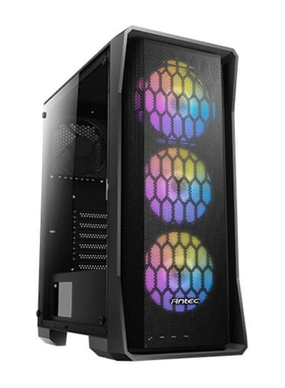 

Generic Antec AX20 AX Series Elite Mid-Tower ATX Gaming Case for PC, Black