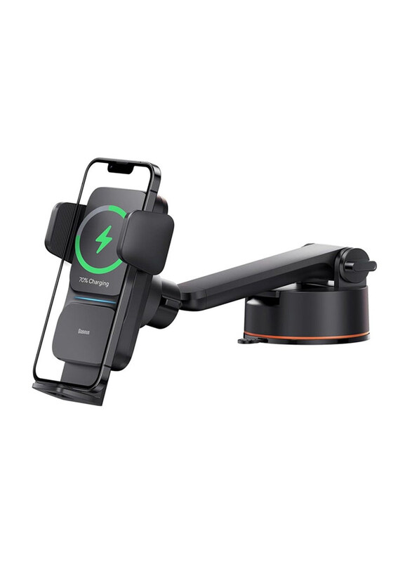 

Baseus Wisdom Auto Alignment 15W Wireless Car Charger, Black