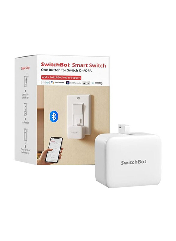 

Switchbot S1 Rocker Smart Switch One Button On/Off, White