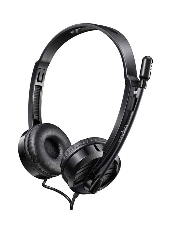 

Rapoo H100 Wired Stereo Over-Ear Headset, Black