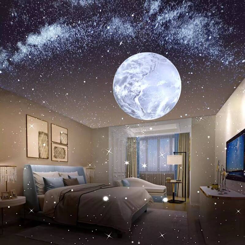 Shiyin Projection Lamp Real Stary Sky Nigh Light with Music Level Light K1206