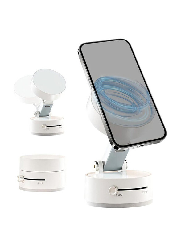 

Generic Vacuum Magnetic Phone Holder, White