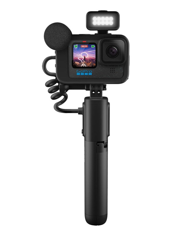 

GoPro Hero12 Black Creator Edition Action Camera, 27 MP, Black