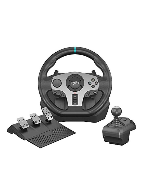 

Multiple Pxn V9 Racing Wheel Steering Driving 270 / 900 PS4 Steering Dual-Motor Feedback Driving with Pedals for PS4 PC Xbox One Xbox Series S/X Nintendo Switc