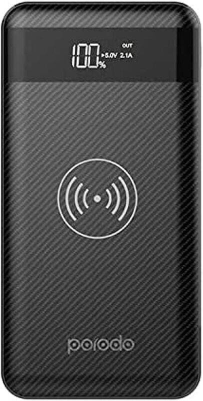 

Porodo Slim Wireless Powerbank 10000mAh - Black