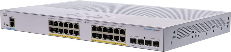 

Cisco Business CBS350 24P 4G Managed Switch 24 Port GE PoE 4x1G SFP Limited Lifetime Protection CBS350 24P 4G