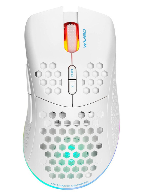 

N/a Deltaco Gaming Wireless Optical Mouse, WM80, White