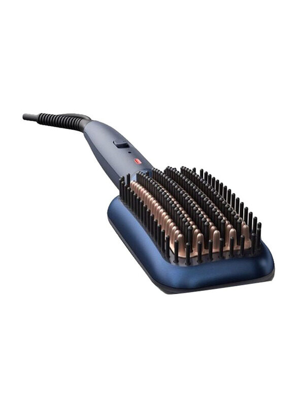 

Philips Heated Straightening Brush, Blue/Rose Gold