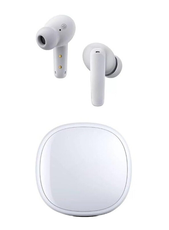 

Qcy T13X Wireless In-Ear Noise Cancelling ENC Earbuds, White