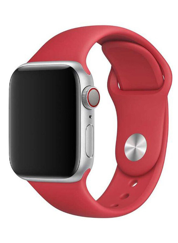 

Porodo Silicone Wrist Band For Apple Watch, Red