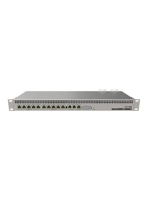 

Mikrotik RouterBoard RB1100AHx4 13x Gigabit Ethernet Ports Router, Silver