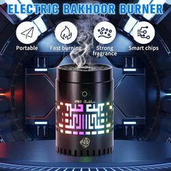 Telawah Mini Muslim Incense Burner Portable Electric Bakhoor Aroma Diffuser