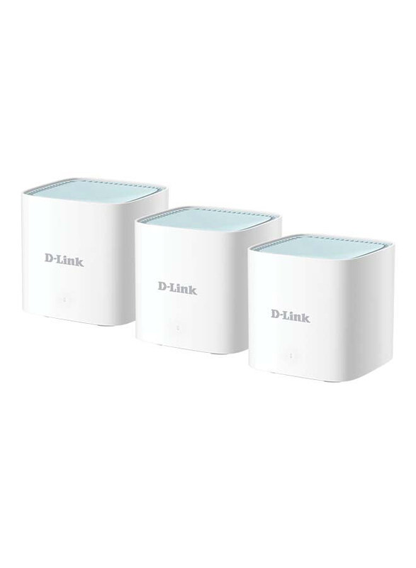 

D-Link M15 AX1500 Dual Band Whole Home Mesh Wi-Fi 6 System Router, White